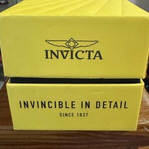 Invicta Yellow Watch Box